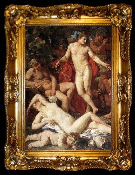 framed  POUSSIN, Nicolas Midas and Bacchus (detail) ag, ta009-2
